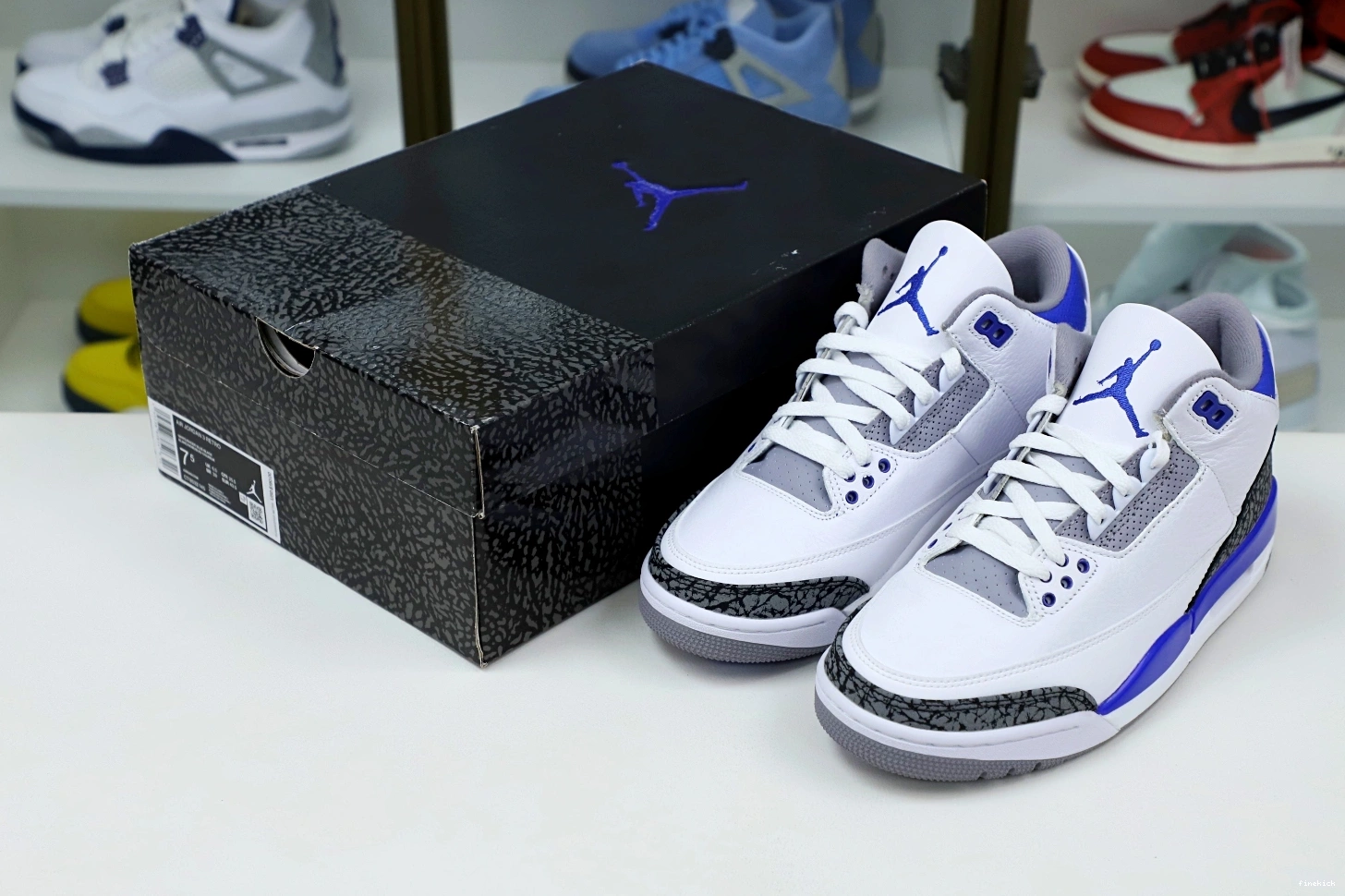 'RACER 3 (CT8532-145) BLUE' JORDAN AIR RETRO 0207